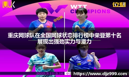 重庆网球队在全国网球状态排行榜中荣登第十名展现出强劲实力与潜力